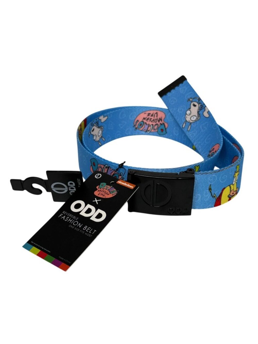 Rocko's Modern Life Reversible Web Belt Nickelodeon ODD One Size NWT